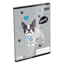  Füzet LIZZY CARD A/5 40 lapos kockás We Love Dogs Woof füzet