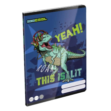  Füzet LIZZY CARD A/5 40 lapos vonalas Dino Cool Dino Roar füzet