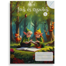 Füzet pd kisalakú Írok és rajzolok I. vonalas-sima 32 lapos füzet