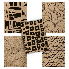  Füzet pd nagyalakú 40 lapos kockás ECO Woodland vegyes füzet