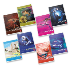 Füzet Pigna Sport Action A/4 tűzött 50 lapos kockás füzet