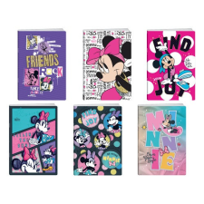  Füzet Play Minnie Mouse csillogós A/5 tűzött 50 lapos kockás füzet