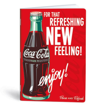  Füzet sima LIPAMILL A/4 40 lapos Coca Cola füzet
