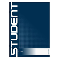  Füzet, tűzött, A4, kockás, 32 lap, ICO "Student", "87-32" füzet