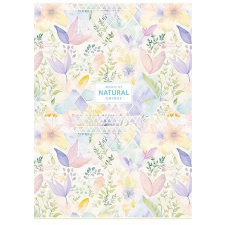  Füzet, tűzött, A4, kockás, 80 lap, SHKOLYARYK &quot;Natural&quot;, vegyes füzet