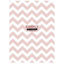  Füzet, tűzött, A4, vonalas, 40 lap, SHKOLYARYK &quot;Simply&quot;, vegyes füzet