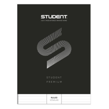  Füzet vonalas ICO Student Black Prémium A/4 32 lapos füzet