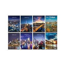  Füzet vonalas STREET A/4 52 lapos Skyline füzet