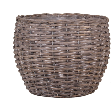  Fűzfa kaspó  28 cm x 24 cm szürke kerti dekoráció