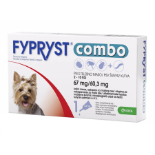  Fypryst Combo kutya 2-10 kg – 10 db élősködő elleni készítmény kutyáknak