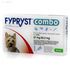 Fypryst - KRKA Fypryst Combo kutya 2-10kg 1db élősködő elleni készítmény kutyáknak