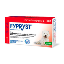 Fypryst spot-on kutyáknak 2-10 kg 1 db élősködő elleni készítmény kutyáknak