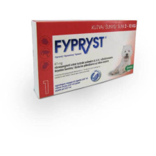  FYPRYST Spot On S 2-10kg-os Kutyáknak 0.67ml – 3 db élősködő elleni készítmény kutyáknak