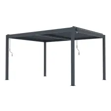  G21 Austin Premium 4x3 m bioklimatikus pergola, antracit, alumínium,