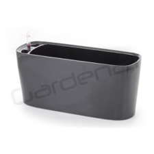 G21 Combi mini önöntöző kaspó, fekete, 40cm kerti dekoráció