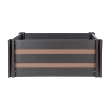  G21 Crop Duo 143 x 68 x 57, WPC, dió, emelt magaságyas kerti tárolás