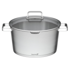 G21 Gourmet Magic 28 cm átmérőjű főzőedény, rozsdamentes acél edény