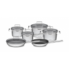G21 Gourmet Magic edénykészlet, extra serpenyővel, 11 darabos, rozsdamentes acél