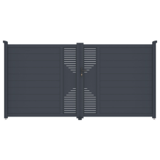 G21 Marion 350x173 cm kétszárnyú kapu, antracit kerti bútor