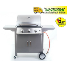 G21 Oklahoma BBQ Premium line gázgrill, kerti grill, 3 égőfejes + 40.000 Ft-os wellness utalvány grillsütő