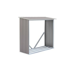 G21 Tüzifa tároló G21 WOH 136 - 182 x 75 cm, szürke kerti tárolás