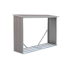 G21 Tüzifa tároló G21 WOH 181 - 242 x 75 cm, szürke kerti tárolás