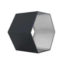 G21 Tüzifatároló G21 HEX 53 - 92 x 60 cm, antracit kerti tárolás