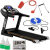 G-Runner 420 Classic összecsukható elektromos Futópad kiegészítőkkel - fekete