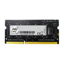 G.Skill 8GB DDR3 1333MHz Kit(2x4GB) SODIMM (F3-10666CL9D-8GBSQ) memória (ram)