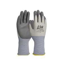  G-TEK PolyKor HPPE/spandex kötött, PU tenyérmártott munkavédelmi kesztyű