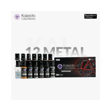 GAAHLERI Kaleido 12 Metal Colors Set festék készlet barkácsolás, építés