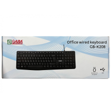  Gaba GB-K208 Office Wired Keyboard Black HU billentyűzet