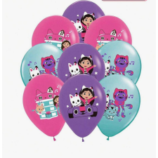  Gabby babaháza (Dollhouse) színes lufik 9 db/csomag party kellék