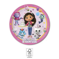 Gabi babaháza Friends papírtányér 8 db-os 20 cm FSC party kellék