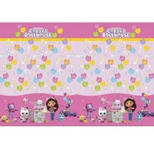 Gabi babaháza Gabby's Dollhouse, Gabi babaháza műanyag asztalterítő 120x180 cm party kellék