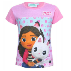 Gabi babaháza Pandy Light Pink gyerek rövid póló, felső 6 év / 116 cm