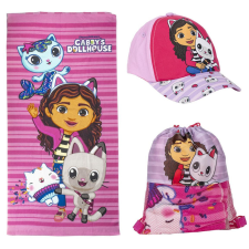 Gabi babaháza Pink törölköző, tornazsák, baseball sapka szett tornazsák