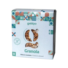 Gabiyo Gluténmentes Granola Kókusz-mandula (hozzáadott cukor nélkül) 275g reform élelmiszer
