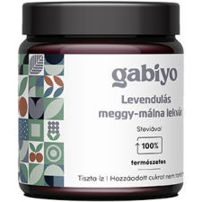 Gabiyo Levendulás meggy-málna lekvár 200g szőlőmusttal konzerv
