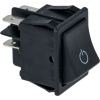 Gaggia FEKETE BIPOLÁRIS GOMB 16A 250V 16A 250V