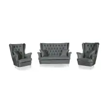  Gaja Kanapé Szett Karosszékekkel, Skandináv Stílus, Family Furniture bútor
