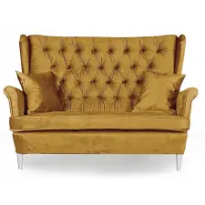  Gaja Skandináv Szárnyas Kanapé, Nem Átalakítható, Family Furniture, Mustár bútor