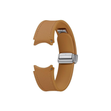  Galaxy Watch6 44mm D-Buckle Hybrid Eco-Leather Band (Normal, S/M), Camel okosóra kellék