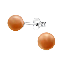  Galena - Swarovski gyöngy fülbevaló - Peach fülbevaló