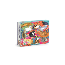 Galison 1000 db-os puzzle - Lounging Cats (82510) puzzle, kirakós
