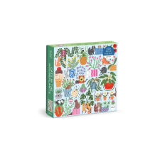 Galison 500 db-os puzzle - Cats in the Houseplants (84538) puzzle, kirakós
