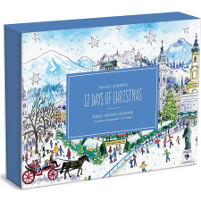 Galison karácsonyi adventi naptár puzzle 12 napos puzzle, kirakós