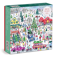 Galison karácsonyi fenyőfa farm puzzle 1000 darabos puzzle, kirakós