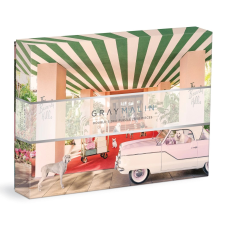 galison kétszínes puzzle kutyák a Beverly Hills Hotelben 500 darabos puzzle, kirakós