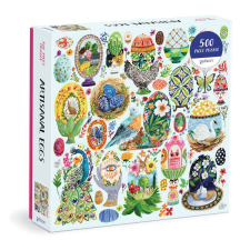 Galison puzzle Festett tojások 500 db puzzle, kirakós